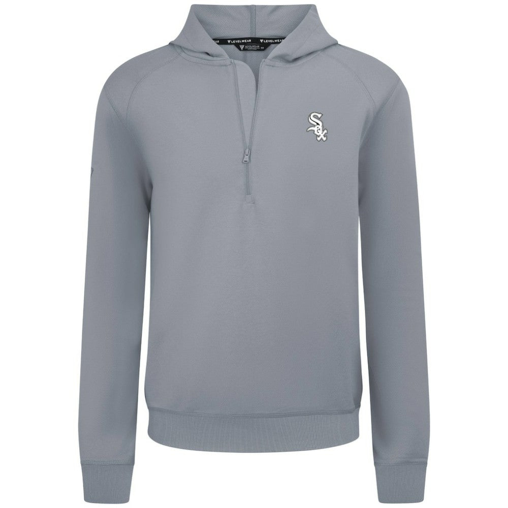 Chicago White Sox Levelwear Technic Insignia Quarter-Zip Hoodie - Gray