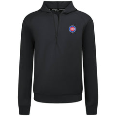 Chicago Cubs Levelwear Technic Insignia Quarter-Zip Hoodie - Black