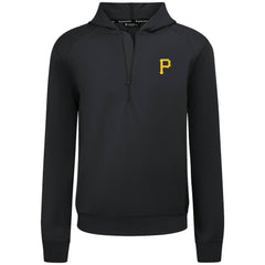 Pittsburgh Pirates Levelwear Technic Insignia Quarter-Zip Hoodie - Black