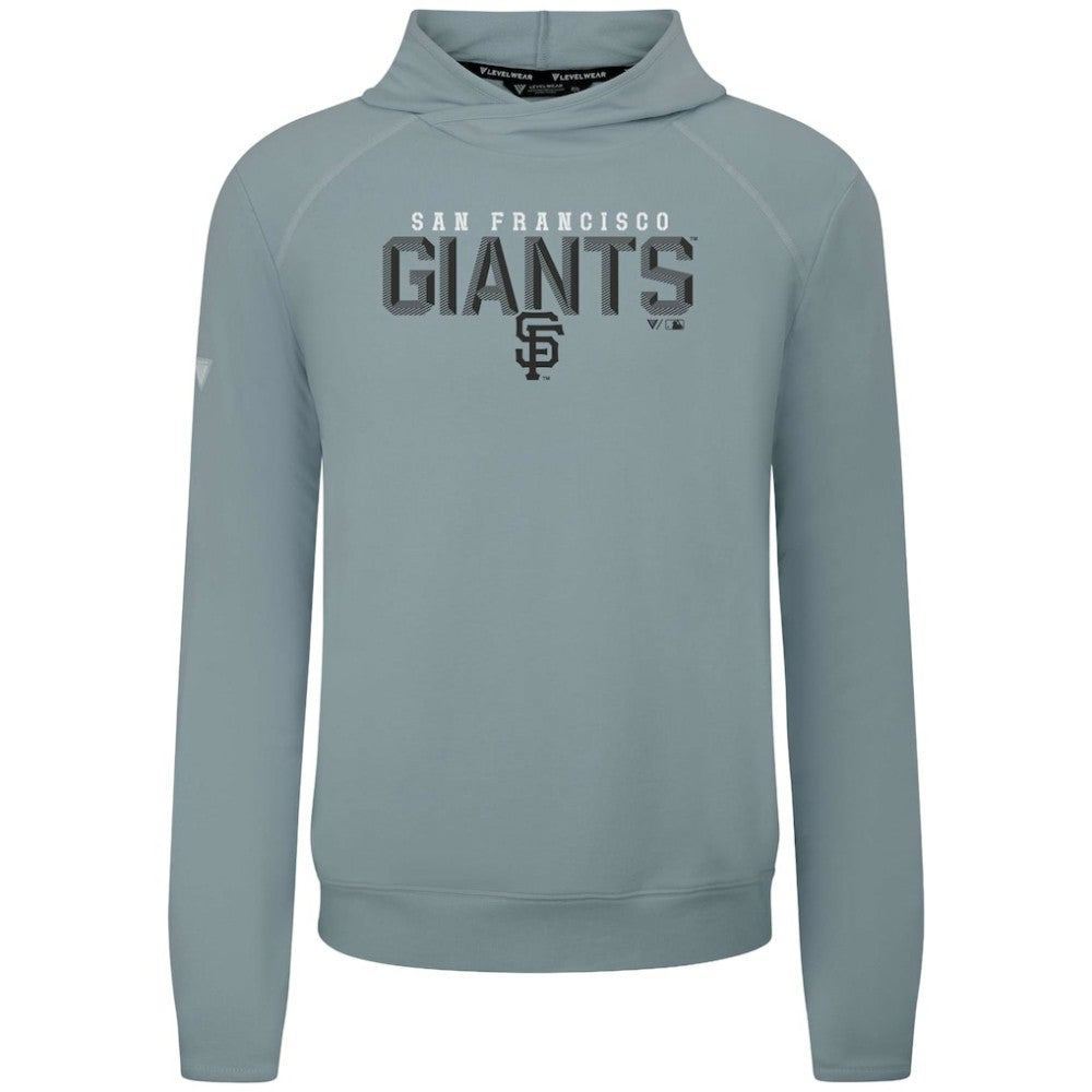 San Francisco Giants Levelwear Mandate Carve Tri-Blend Hoodie - Gray