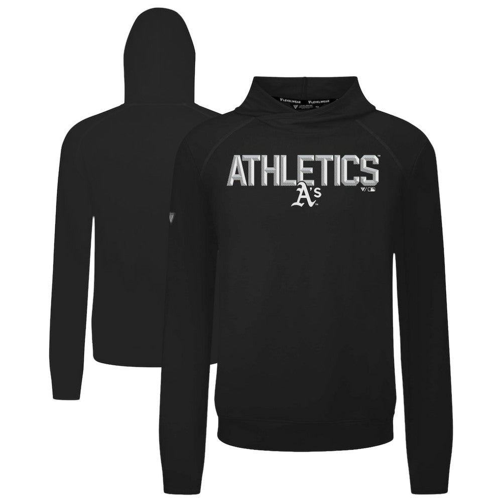 Athletics Levelwear Mandate Carve Tri-Blend Hoodie - Black