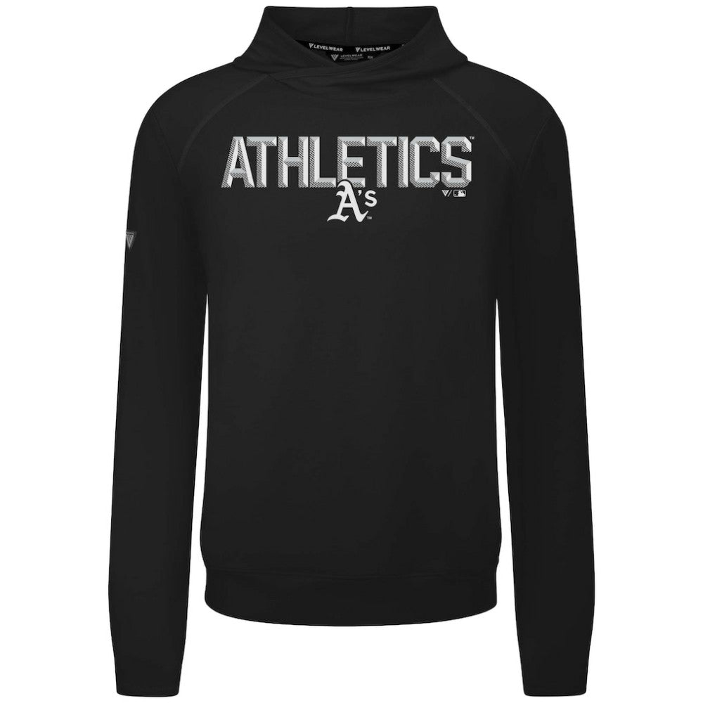 Athletics Levelwear Mandate Carve Tri-Blend Hoodie - Black