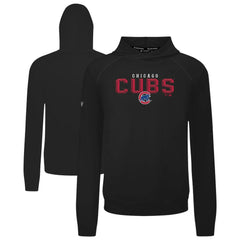 Chicago Cubs Levelwear Mandate Carve Tri-Blend Hoodie - Black