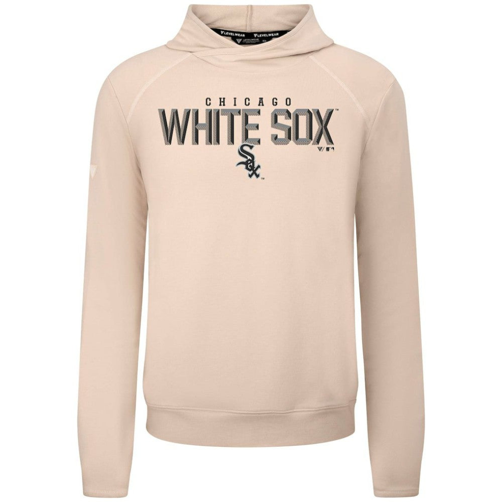 Chicago White Sox Levelwear Mandate Carve Tri-Blend Hoodie - Khaki