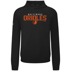 Baltimore Orioles Levelwear Mandate Carve Tri-Blend Hoodie - Black