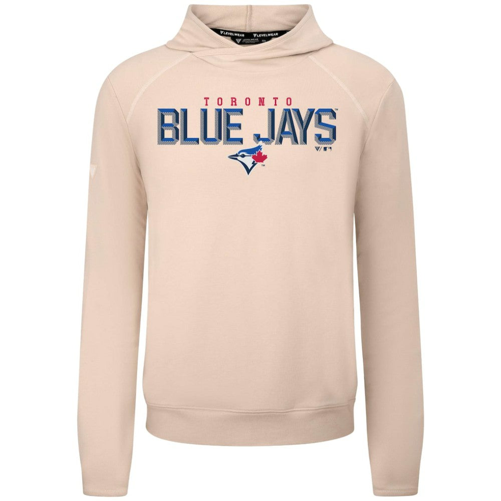 Toronto Blue Jays Levelwear Mandate Carve Tri-Blend Hoodie - Khaki