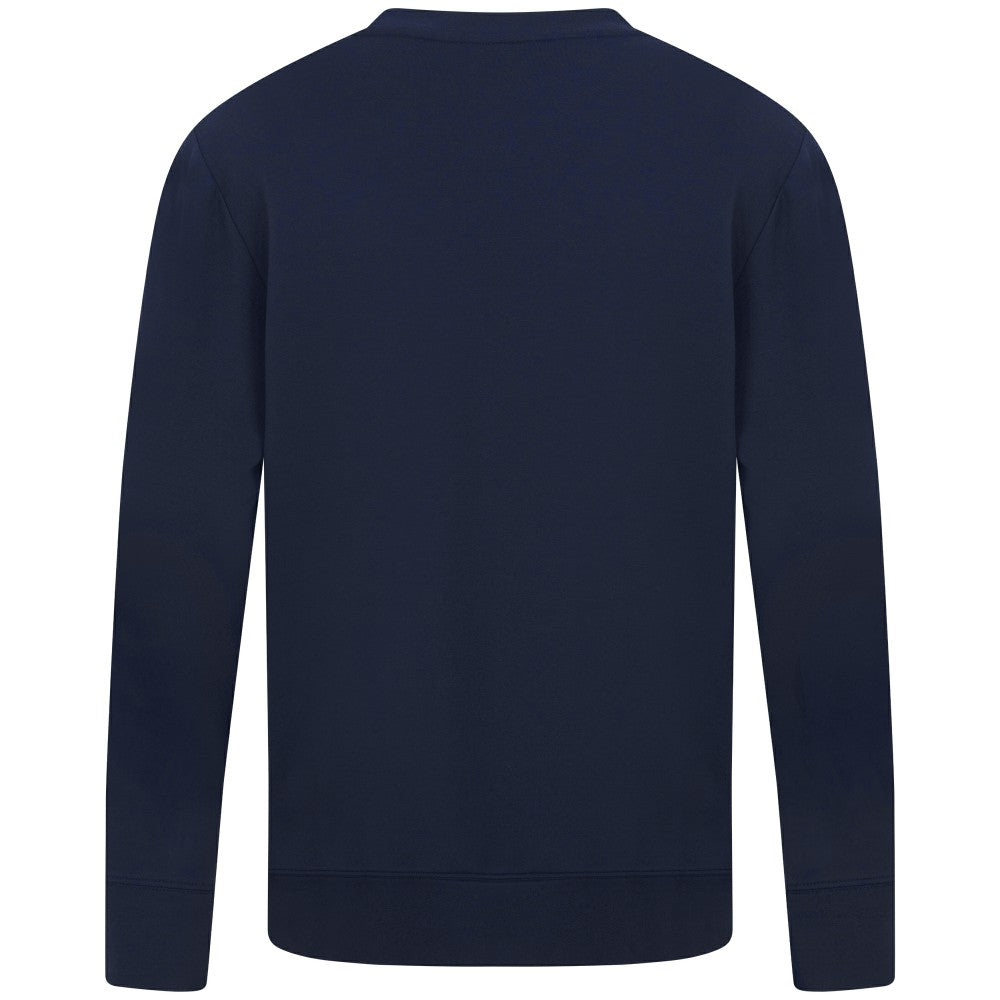 Los Angeles Angels Levelwear Mandate Carve Tri-Blend Sweatshirt - Navy