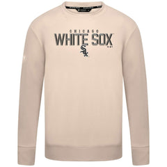 Chicago White Sox Levelwear Mandate Carve Tri-Blend Sweatshirt - Khaki