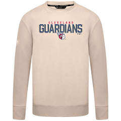 Cleveland Guardians Levelwear Mandate Carve Tri-Blend Sweatshirt - Khaki