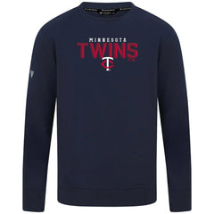 Minnesota Twins Levelwear Mandate Carve Tri-Blend Sweatshirt - Navy