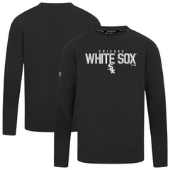 Chicago White Sox Levelwear Mandate Carve Tri-Blend Sweatshirt - Black