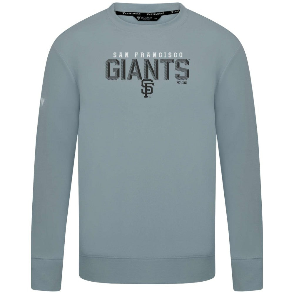 San Francisco Giants Levelwear Mandate Carve Tri-Blend Sweatshirt - Gray