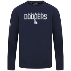 Los Angeles Dodgers Levelwear Mandate Carve Tri-Blend Sweatshirt - Navy