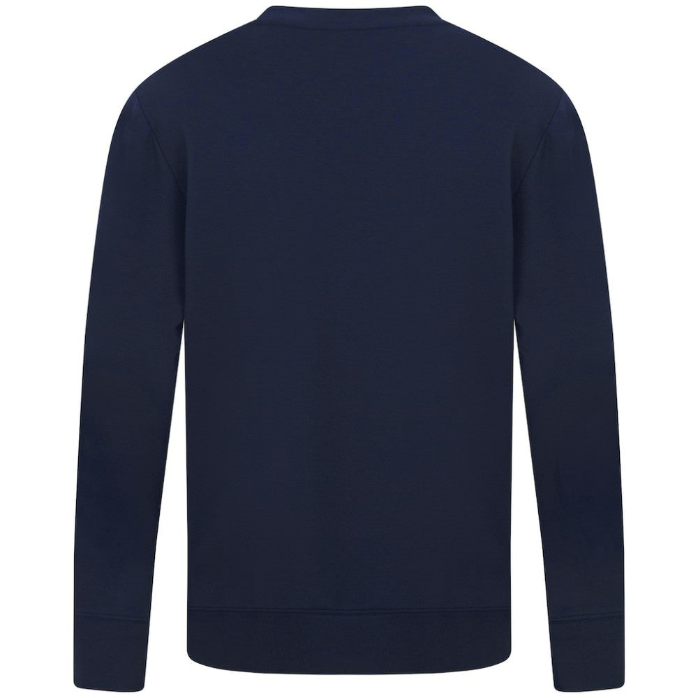 Milwaukee Brewers Levelwear Mandate Carve Tri-Blend Sweatshirt - Navy