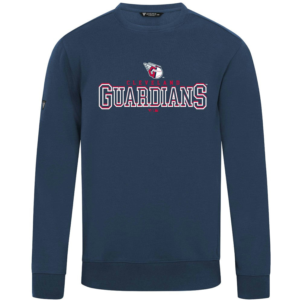 Cleveland Guardians Levelwear Zane Journey Sweatshirt - Navy