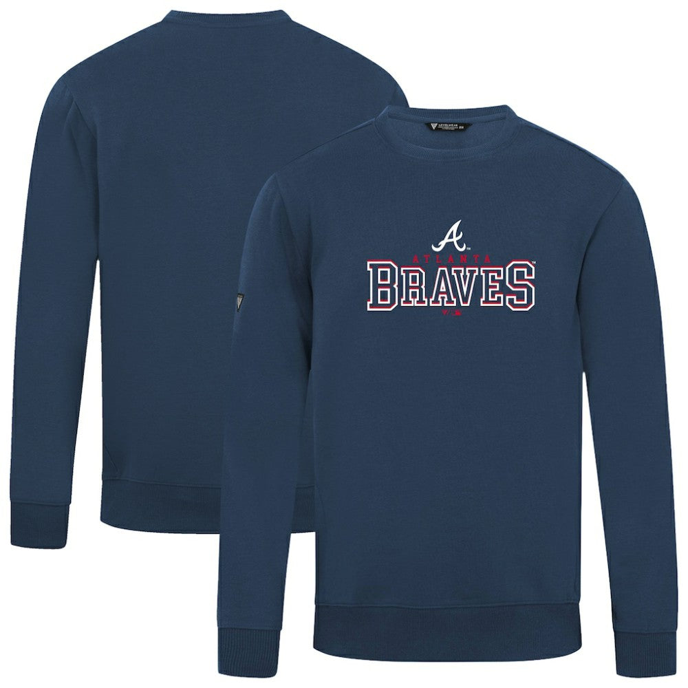 Atlanta Braves Levelwear Zane Journey Sweatshirt - Navy