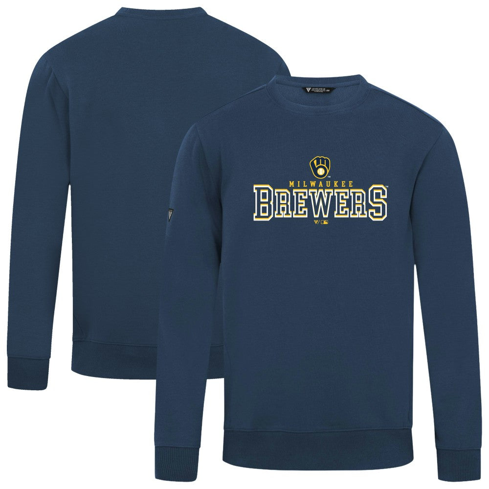 Milwaukee Brewers Levelwear Zane Journey Sweatshirt - Navy
