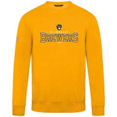 Milwaukee Brewers Levelwear Zane Journey Sweatshirt - Gold