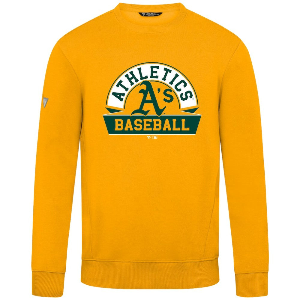 Athletics Levelwear Zane Banner Arch Sweatshirt - Gold