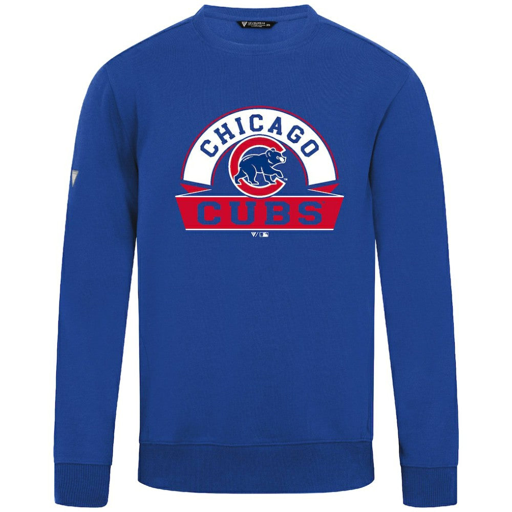 Chicago Cubs Levelwear Zane Banner Arch Sweatshirt - Royal