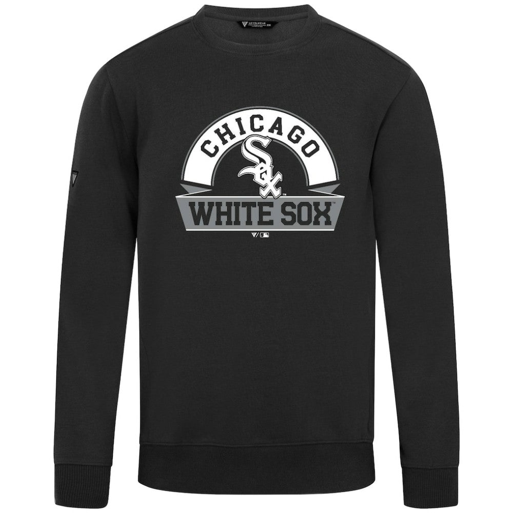 Chicago White Sox Levelwear Zane Banner Arch Sweatshirt - Black