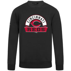 Cincinnati Reds Levelwear Zane Banner Arch Sweatshirt - Black
