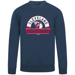 Cleveland Guardians Levelwear Zane Banner Arch Sweatshirt - Navy