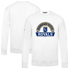 Kansas City Royals Levelwear Zane Banner Arch Sweatshirt - White