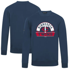 Minnesota Twins Levelwear Zane Banner Arch Sweatshirt - Navy