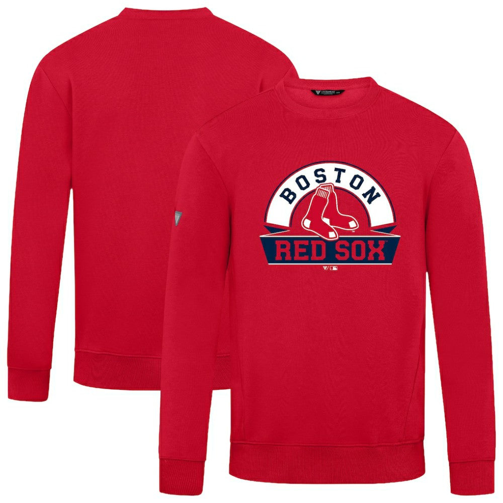 Boston Red Sox Levelwear Zane Banner Arch Sweatshirt - Red