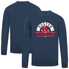 Boston Red Sox Levelwear Zane Banner Arch Sweatshirt - Navy