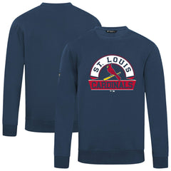 St. Louis Cardinals Levelwear Zane Banner Arch Sweatshirt - Navy