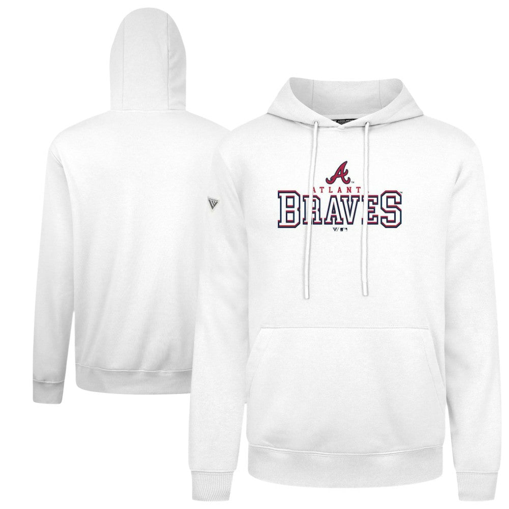 Atlanta Braves Levelwear Podium Journey Hoodie - White