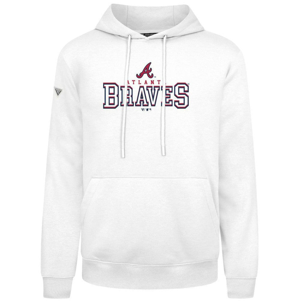Atlanta Braves Levelwear Podium Journey Hoodie - White