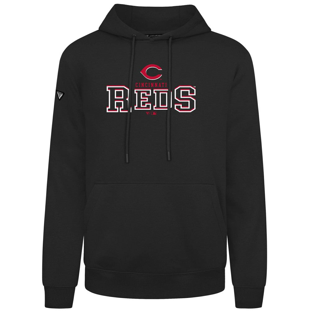 Cincinnati Reds Levelwear Podium Journey Hoodie - Black