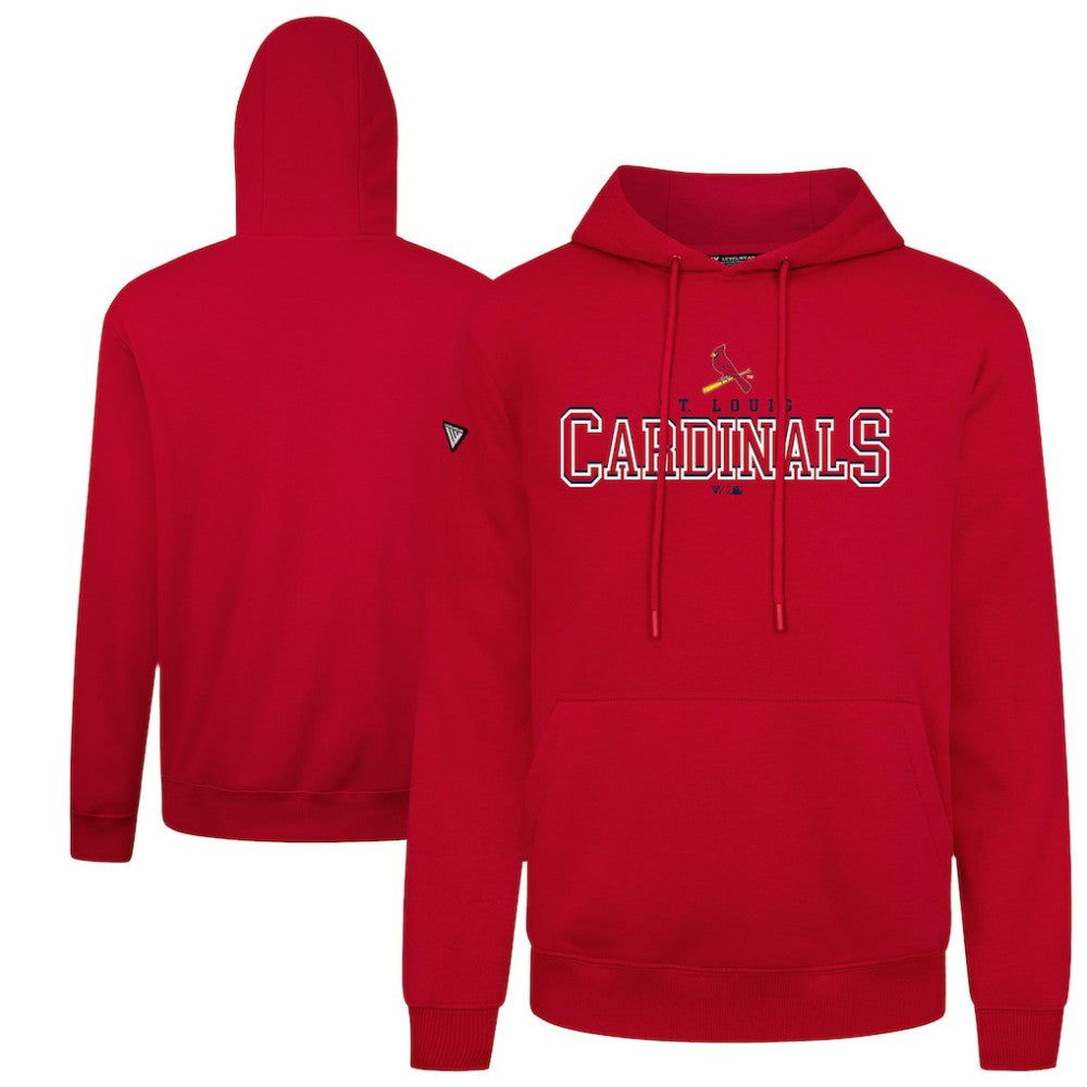 St. Louis Cardinals Levelwear Podium Journey Hoodie - Red