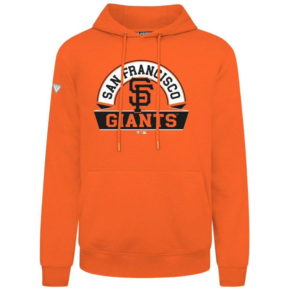 San Francisco Giants Levelwear Podium Banner Arch Hoodie - Orange