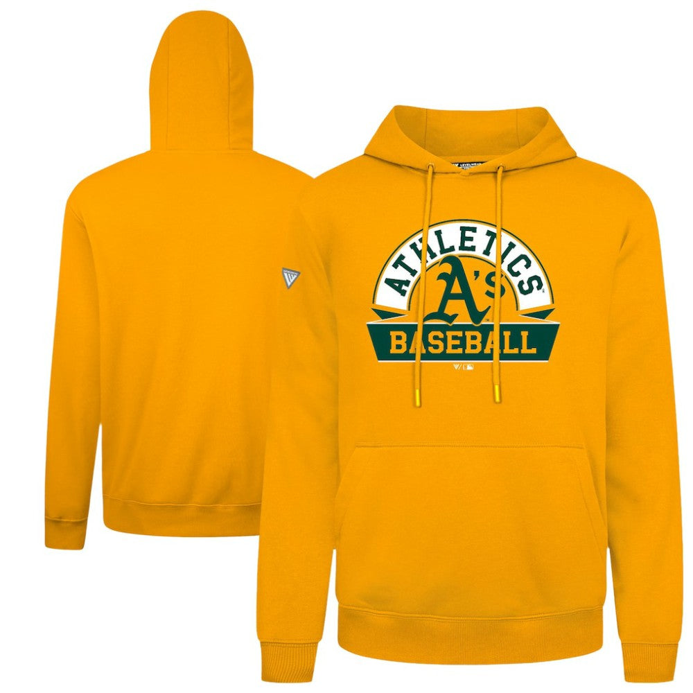 Athletics Levelwear Podium Banner Arch Hoodie - Gold
