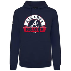 Atlanta Braves Levelwear Podium Banner Arch Hoodie - Navy