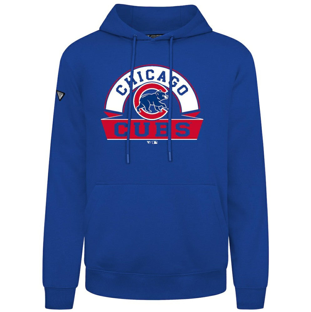 Chicago Cubs Levelwear Podium Banner Arch Hoodie - Royal