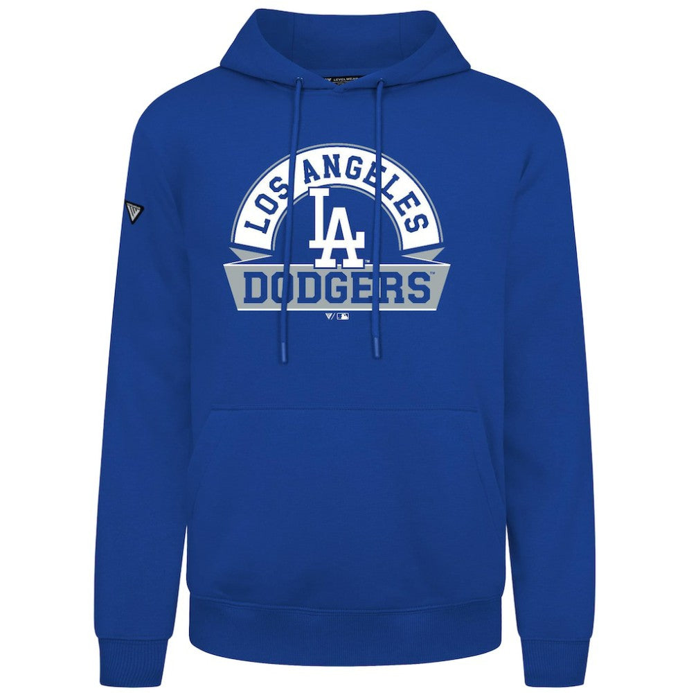 Los Angeles Dodgers Levelwear Podium Banner Arch Hoodie - Royal