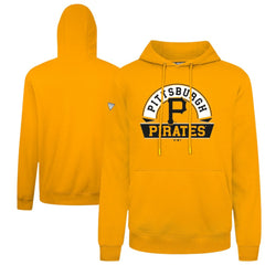 Pittsburgh Pirates Levelwear Podium Banner Arch Hoodie - Gold