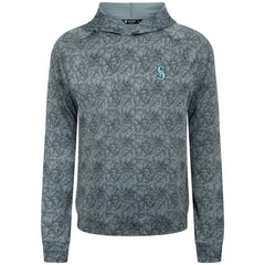 Seattle Mariners Levelwear Albatross Raglan Hoodie - Gray