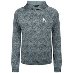 Los Angeles Dodgers Levelwear Albatross Raglan Hoodie - Gray