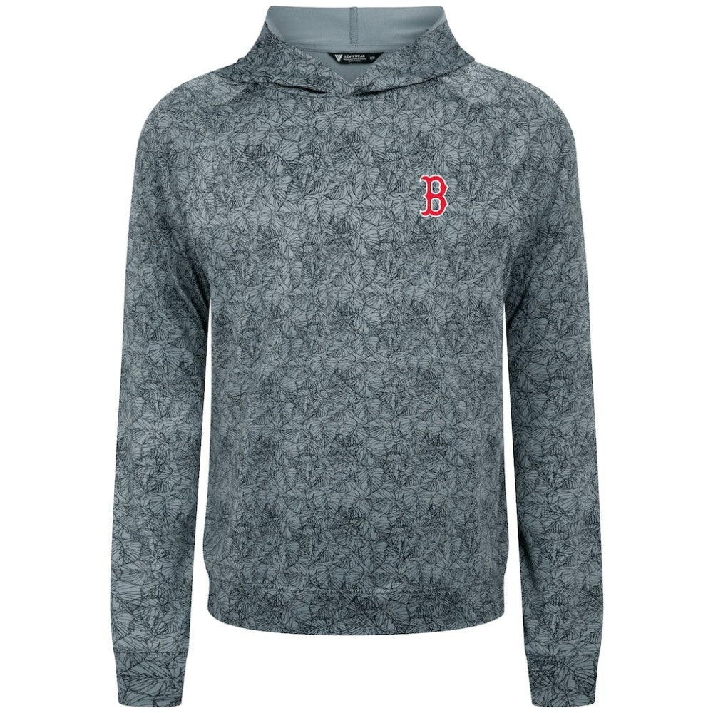 Boston Red Sox Levelwear Albatross Raglan Hoodie - Gray