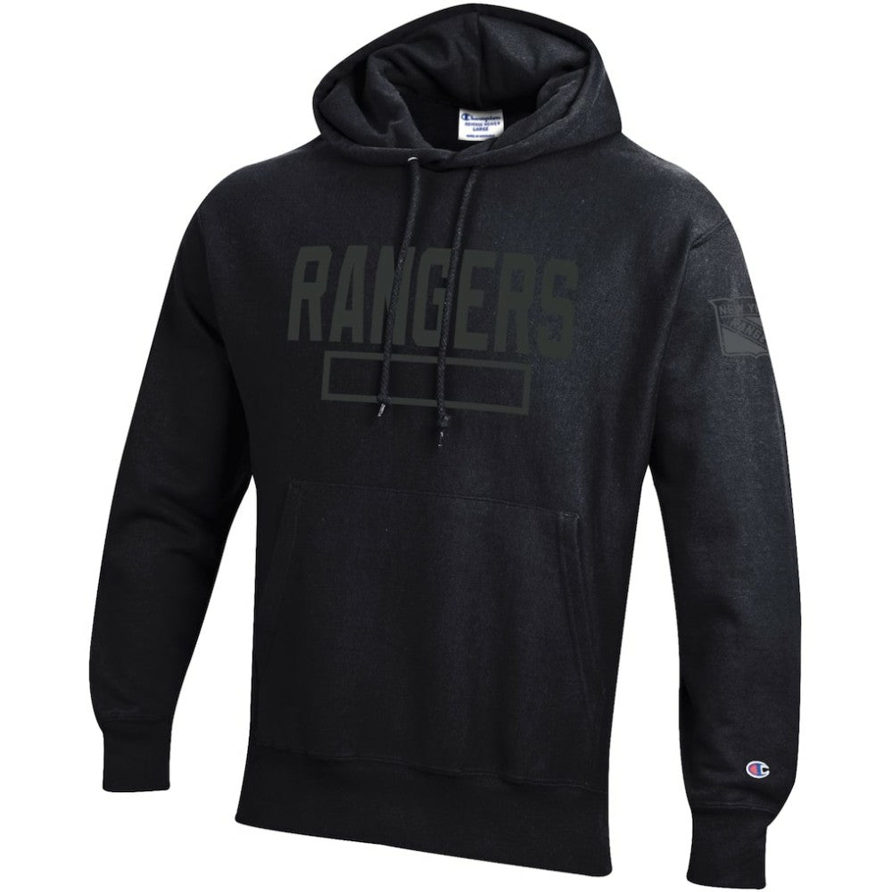 New York Rangers Champion Tonal Reverse Weave Fleece Hoodie