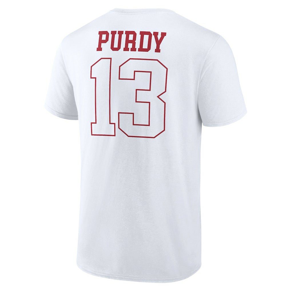 NFL San Francisco 49ers Brock Purdy  Outline Player T-Shirt