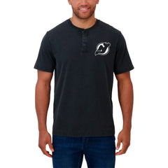 New Jersey Devils Darius Rucker Collection by Fanatics Fanatics Fest Washed Henley T-Shirt