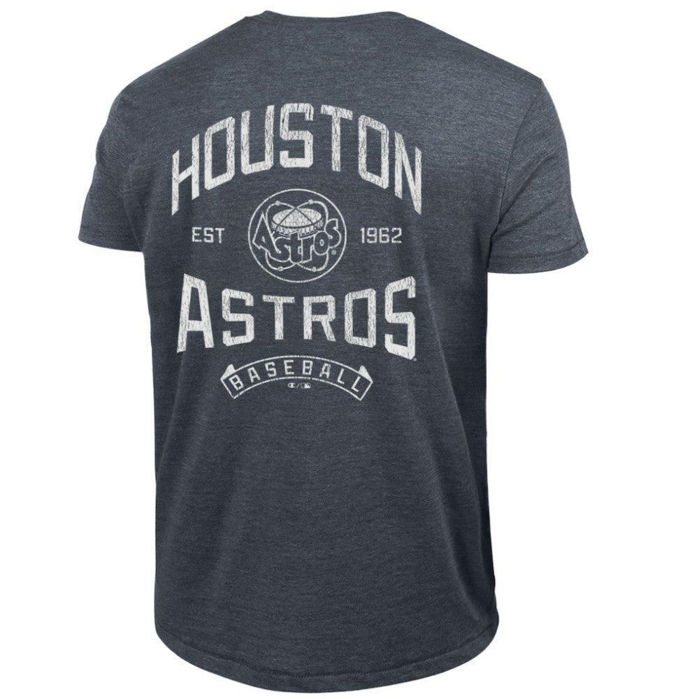 Houston Astros Champion Vintage 3-Hit Tri-Blend T-Shirt - Navy