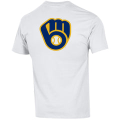 Milwaukee Brewers Champion 3-Hit Jersey T-Shirt - White